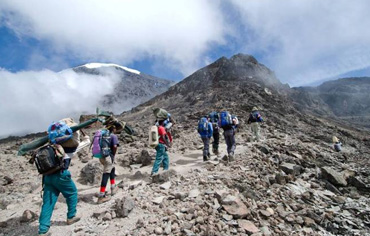 Kilimanjaro umbwe route